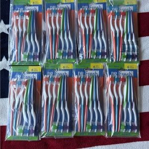 Dr. Fresh Multi-Color Toothbrush Set of 8